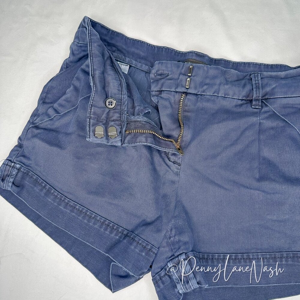 BCBGMaxazria Benita Shorts Size 4 Navy - Picture 5 of 9